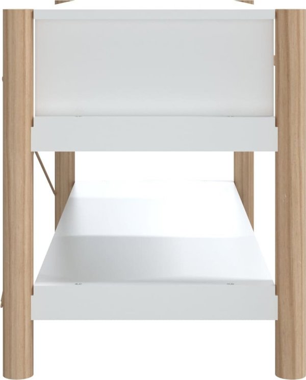 vidaXL Szafka pod TV, biala, 82x38x45 cm