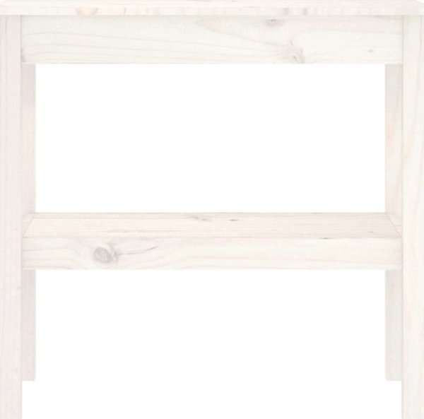 Κονσόλα τραπεζιου vidaXL, λευκη, 80x40x75 cm, μασιφ ξυλο πευκου