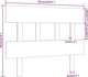 VidaXL Κεφαλάρι κρεβατιού, μαύρο, 78,5x3x81 εκ, συμπαγές ξύλο πεύκου