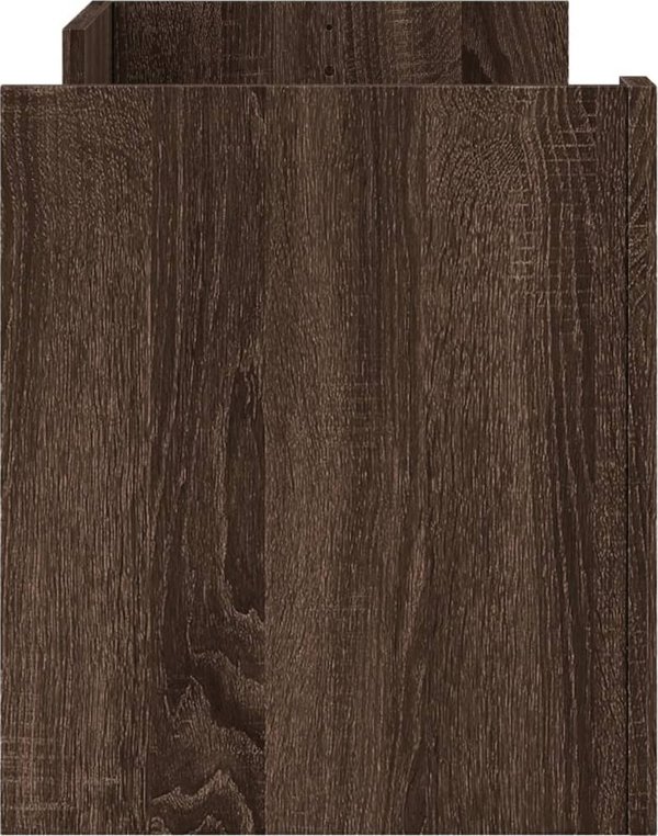 vidaXL Έπιπλο τηλεόρασης, καφέ δρυς, 100x35x40 cm
