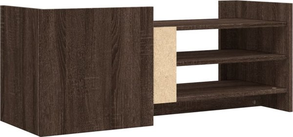 vidaXL Έπιπλο τηλεόρασης, καφέ δρυς, 100x35x40 cm