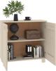 vidaXL Regal, miodowy braz, 85x35x80 cm, lite drewno sosnowe