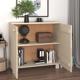 vidaXL Regal, miodowy braz, 85x35x80 cm, lite drewno sosnowe