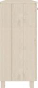 vidaXL Regal, miodowy braz, 85x35x80 cm, lite drewno sosnowe