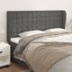 vidaXL Κεφαλάρι uszak σε γκρι απόχρωση 183x23x118/128 cm από τεχνητό δέρμα