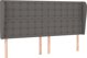 vidaXL Κεφαλάρι uszak σε γκρι απόχρωση 183x23x118/128 cm από τεχνητό δέρμα