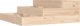 vidaXL Donica, 78x78x27 cm, lite drewno sosnowe
