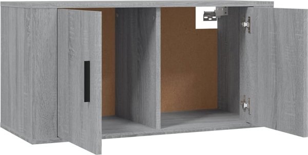 vidaXL Zestaw 2 szafek pod TV, szary dab sonoma
