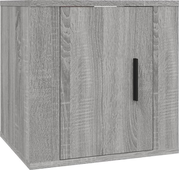 vidaXL Zestaw 2 szafek pod TV, szary dab sonoma