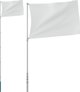 vidaXL vidaXL Teleskopowy maszt flagowy, srebrny, 5,55 m, aluminium