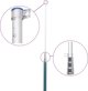 vidaXL vidaXL Teleskopowy maszt flagowy, srebrny, 5,55 m, aluminium
