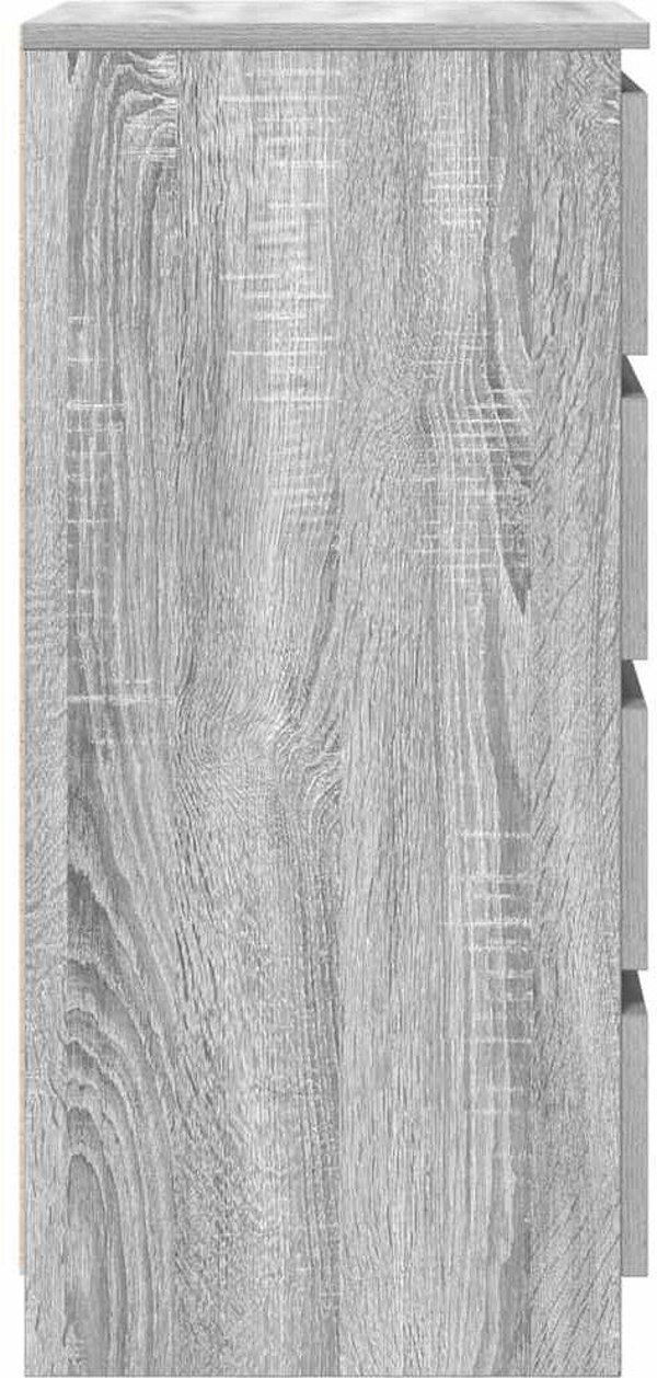 vidaXL Συρταριέρα Γκρι Sonoma 37,5x35x76 εκ. από Ξύλο - Σύνθεση Επίπλου