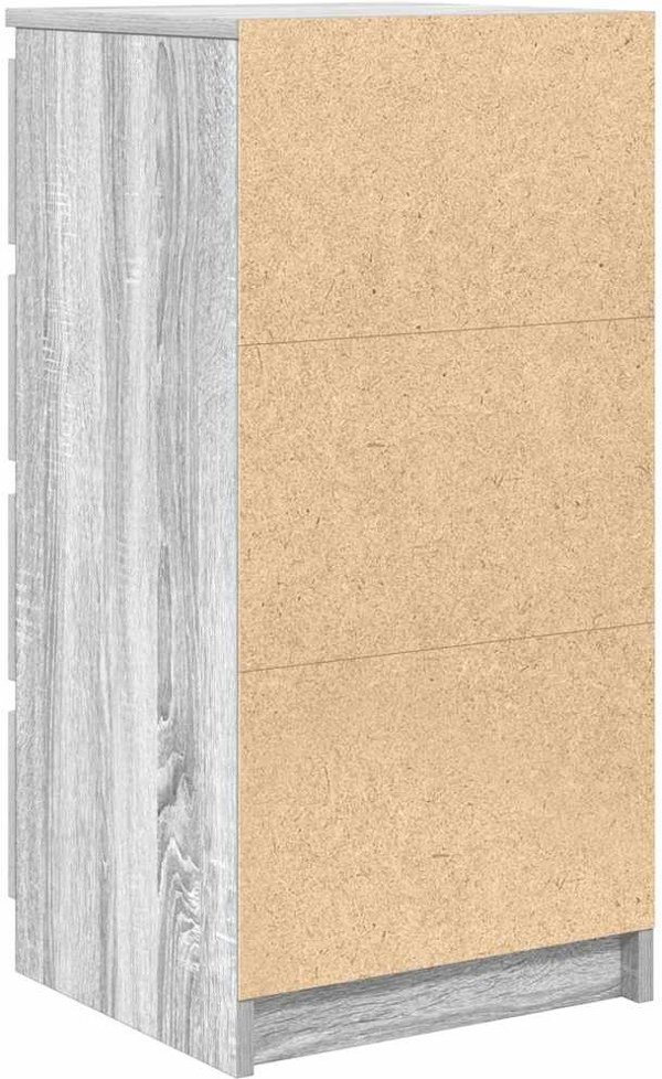 vidaXL Συρταριέρα Γκρι Sonoma 37,5x35x76 εκ. από Ξύλο - Σύνθεση Επίπλου