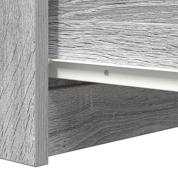 vidaXL Συρταριέρα Γκρι Sonoma 37,5x35x76 εκ. από Ξύλο - Σύνθεση Επίπλου