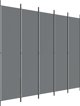 vidaXL vidaXL Parawan 5-panelowy, antracytowy,250x220 cm, tkanina