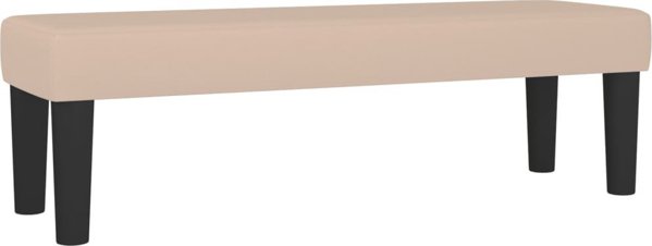 vidaXL Κρεβάτι Continental με Στρώμα, Cappuccino Δερματίνη 200x200 cm