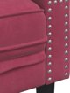 vidaXL Σετ Chesterfield 2 τεμαχίων με μαξιλάρια, μπορντό, βελούδο