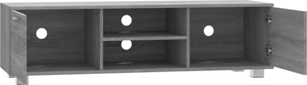vidaXL Έπιπλο τηλεόρασης, γκρι δρυς sonoma, 140x40,5x35 cm