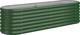 vidaXL Donica ogrodowa, malowana proszkowo stal, 152x40x36 cm, zielona