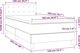 vidaXL Κρεβάτι Κοντινεντάλ με Στρώμα, Γκρι Δερματίνη 100x200 cm