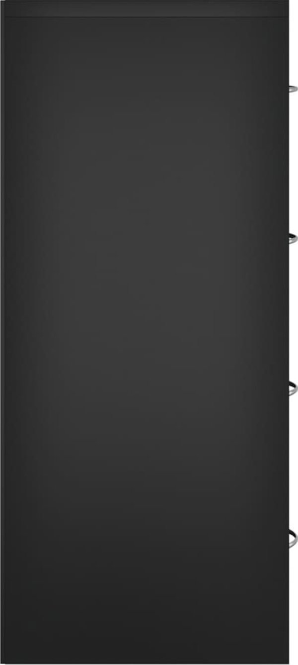 vidaXL Komoda z 4 szufladami, 60 x 30,5 x 71 cm, czarna