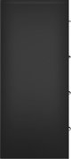 vidaXL Komoda z 4 szufladami, 60 x 30,5 x 71 cm, czarna