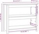 vidaXL Ραφιέρα βιβλίων, μαύρη, 80x35x68 εκ., από συμπαγές πεύκο