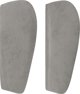 vidaXL Κεφαλάρι uszak, ανοιχτό γκρι, 183x23x78/88 εκ, βελούδινο