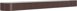 vidaXL Donica ogrodowa, malowana proszkowo stal, 512x80x36 cm, braz