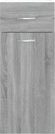 vidaXL Κάτω ντουλάπι με συρτάρι γκρι δρυς Sonoma 30x46x81,5 εκ.