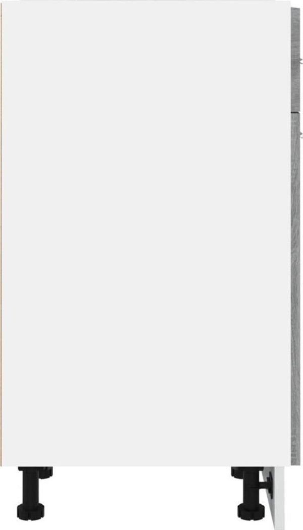 vidaXL Κάτω ντουλάπι με συρτάρι γκρι δρυς Sonoma 30x46x81,5 εκ.