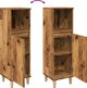 vidaXL Ντουλάπι Μπάνιου από Μασίφ Παλιό Ξύλο, 30x30x100 cm