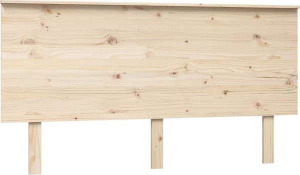 vidaXL Κεφαλάρι κρεβατιού από μασίφ πεύκο, 154x6x82,5 cm