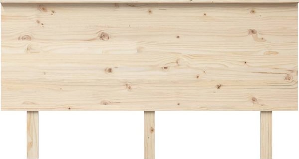 vidaXL Κεφαλάρι κρεβατιού από μασίφ πεύκο, 154x6x82,5 cm
