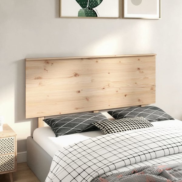 vidaXL Κεφαλάρι κρεβατιού από μασίφ πεύκο, 154x6x82,5 cm