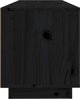 vidaXL vidaXL Szafka pod TV, czarna, 100x34x40 cm, lite drewno sosnowe
