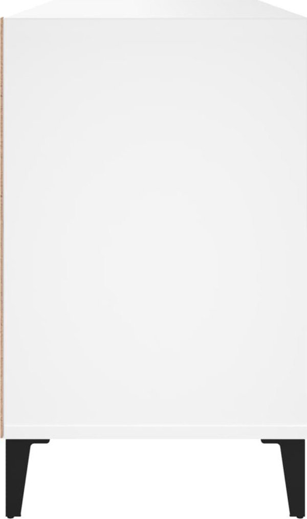 vidaXL Polka ράφι παπουτσιών λευκό 102x36x60 cm