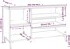 vidaXL Polka ράφι παπουτσιών λευκό 102x36x60 cm