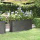 vidaXL vidaXL Donica ogrodowa, malowana proszkowo stal, 152x40x68, antracyt