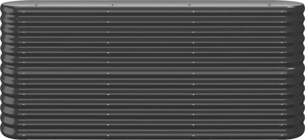 vidaXL vidaXL Donica ogrodowa, malowana proszkowo stal, 152x40x68, antracyt