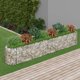 vidaXL Υπερυψωμένη ζαρντινιέρα gabion από γαλβανισμένο σίδερο 330x50x50 cm
