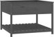 vidaXL Ζαρντινιέρα με ραφιέρα, γκρι, 111,5x111,5x81 εκ., μασίφ πεύκο