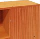 vidaXL Κρεβάτι με βιβλιοθήκη μασίφ πεύκου 150x200 cm