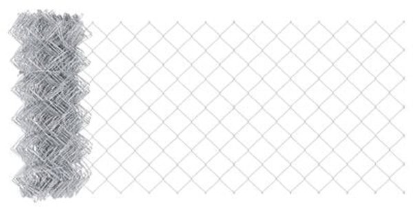 vidaXL Ogrodzenie z siatki 0.8x25 m ze stali ocynkowanej