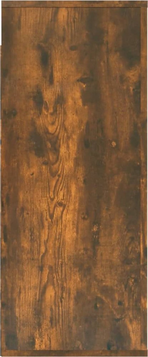 vidaXL Επιτοίχια ντουλάπα, καπνισμένος δρυς, 80x33x80 cm