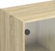 vidaXL Ντουλάπι με Πόρτες Sonoma Δρυς 68x37x142 εκ.