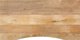 vidaXL Πάγκος γραφείου με κοπή, 120x50x2,5 εκ, ξύλο μάνγκο ακατέργαστο