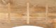 vidaXL Πάγκος γραφείου με κοπή, 120x50x2,5 εκ, ξύλο μάνγκο ακατέργαστο