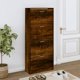 vidaXL Ράφι για παπούτσια, καπνιστή δρυς, 63x24x147 εκ.