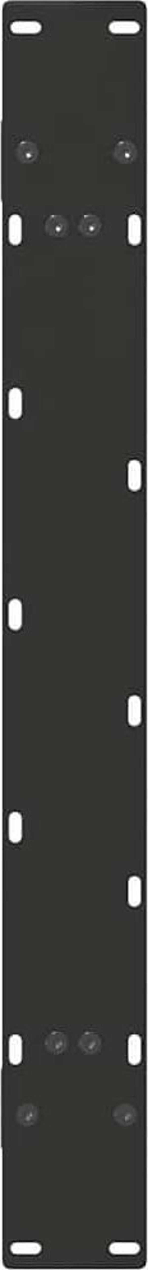 vidaXL vidaXL Nogi do stolika kawowego, 2 szt., czarne, 100x(72-73) cm, stal
